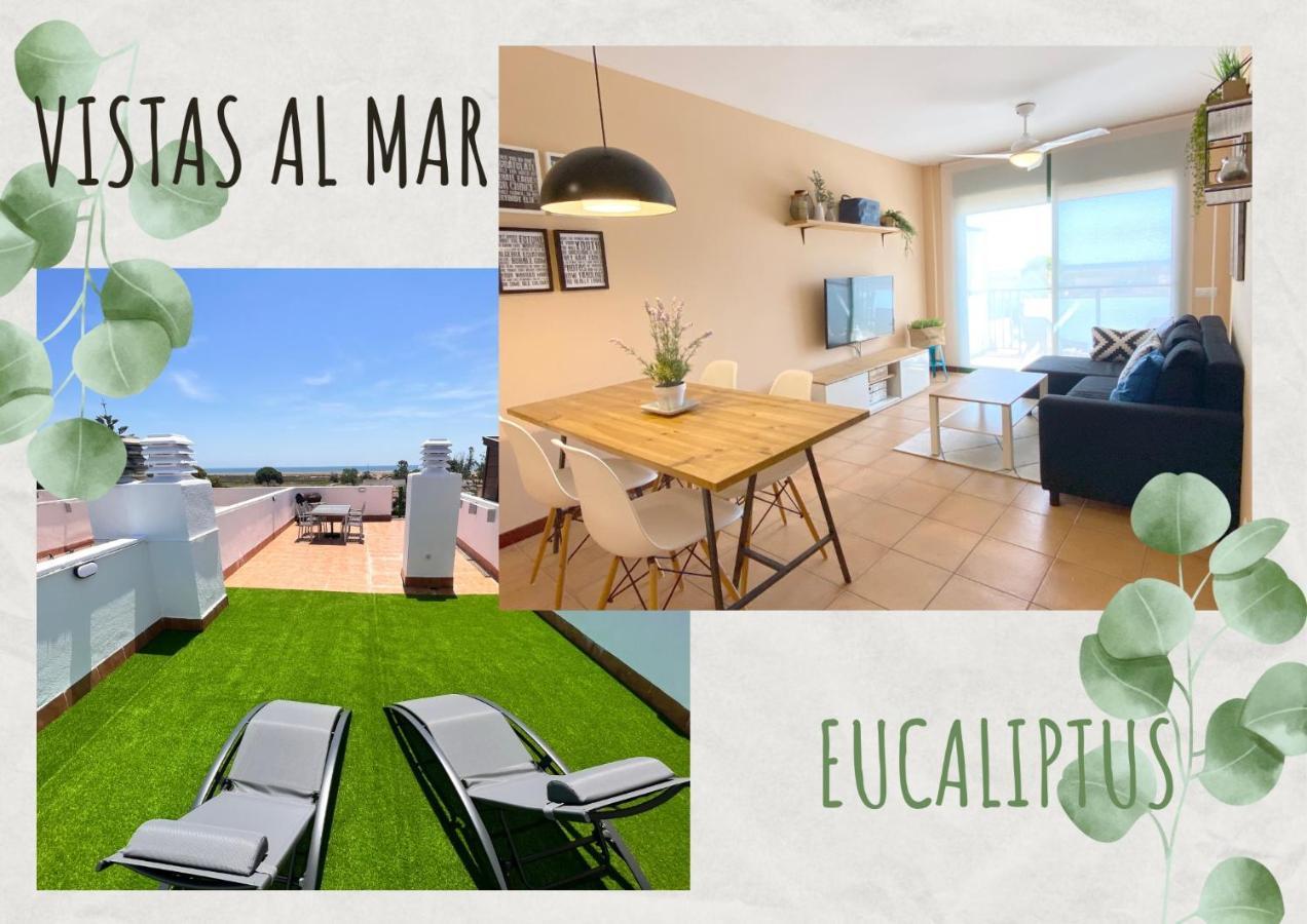 Vistas Al Mar Playa Eucaliptus, Con Solarium Privado Leilighet L'Eucaliptus Eksteriør bilde
